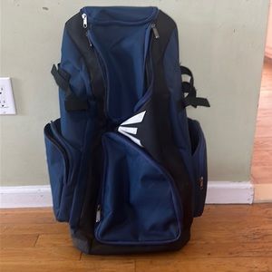 Easton baseball bag on wheels.